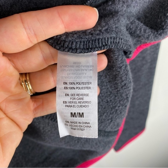 Head Women's Sporty Fleece Lined Full Zip Up Tennis Jacket Pink Trim Size Medium - Picture 4 of 5